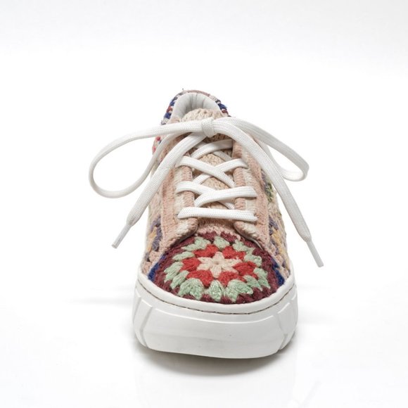 🎉LAST CHANCE🎉 FREE PEOPLE Catch Me If You Can Crochet Sneakers / Multi - Picture 10 of 16